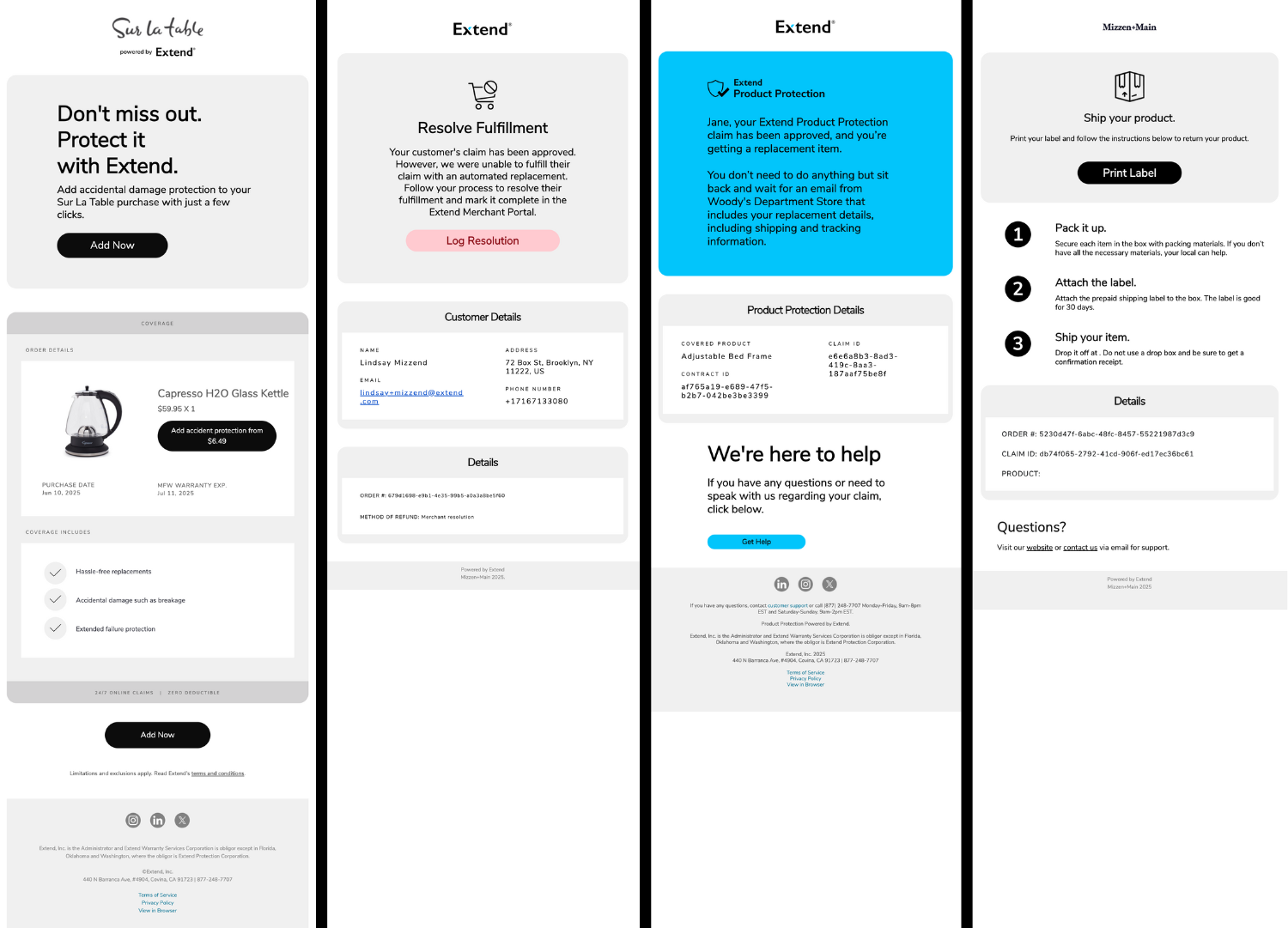 Dynamic Transactional Emails For Product Protection Business